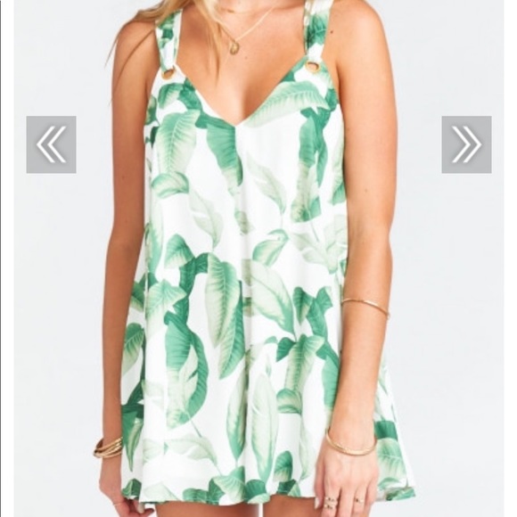 Show Me Your MuMu Dresses & Skirts - show me your mumu reese romper palm print palmtini